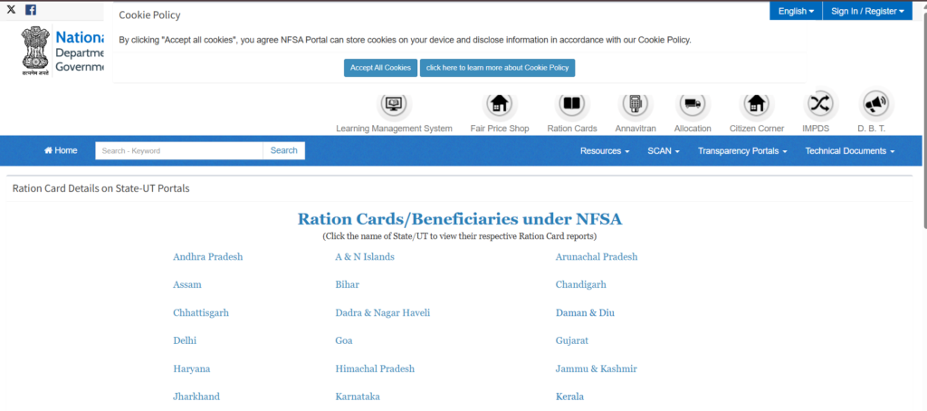 Smart Ration Card 2025